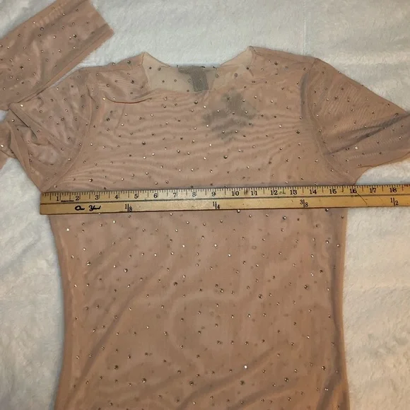 Elegant Pink Long Sleeve Dress - Picture 4 of 6